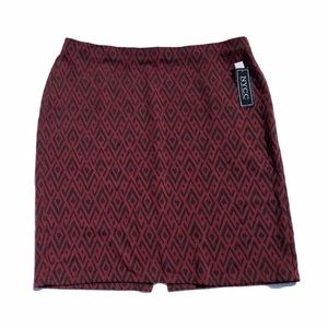 🍀NYCC geometric design body con skirt